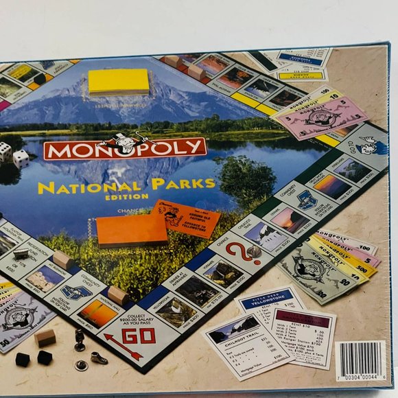 Vintage Monopoly National Parks Edition Hasbro 1998 Board Game New Sealed - Picture 5 of 7